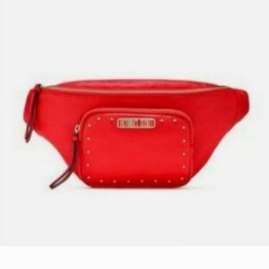 Victoria's Secret Bum Bag Studded Hip Fannie Pack Crossbody Purse Red NWT $45